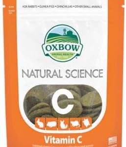 Oxbow Natural Science Vitamin C Supplement Hay tabs Rabbit Chinchilla Guinea Pig