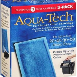 Aqua-Tech EZ-Change #3 Activated Carbon Filter Cartridges for 20-40 / 30-60 Gallon Aquarium Power Filters, 3 Pack