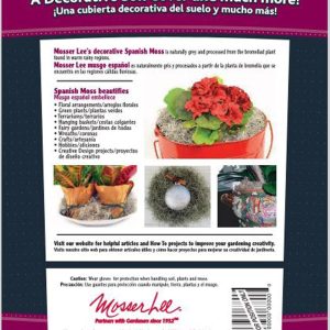 Mosser-lee Soil Covers 560 Spanish Decorative Moss, 250-Cubic Inch