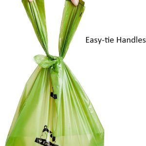 Brand: Eco-clean Eco-Clean Dog Poop Bags, 300-Count Dog Waste Bags with Easy-Tie Handles, Guaranteed Leak-Proof, Earth-Friendly, Unscented OXO-Biodegradable Pet Poop Bags (Not on Rolls)