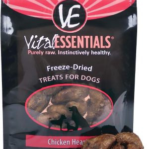 Vital Essentials – Dog GF Freeze-Dried Chicken Hearts Treats- 4 oz