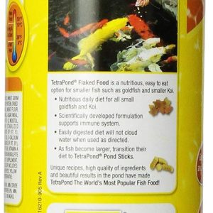 TetraPond 16210 Flaked Fish Food, 6.35-Ounce – 2 Pack
