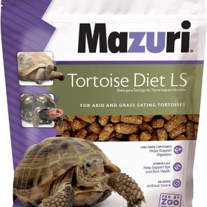 Mazuri Tortoise Diet LS Tropical Species High Fiber Low Starch Formulated 12z