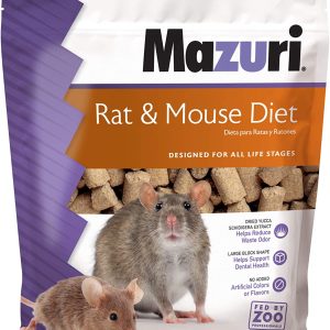 Mazuri Rat and Mouse Nutrional Complete Vegetarian Formulation Pet Food 2lbs