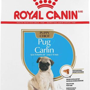 Royal Canin Breed Health Nutrition Pug Puppy Dry Dog Food, 2.5-Pound