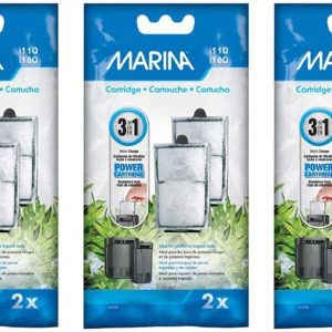 Marina i110/i160 Filter Cartridges – 6 Total Cartridges(3 Packs with 2 Cartridges per Pack)