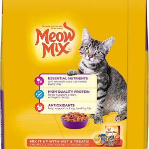 Meow Mix Original Choice Dry Cat Food, 22 Lb