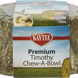 Kaytee Premium Timothy Treat Chew-A-Bowl for Small Animals