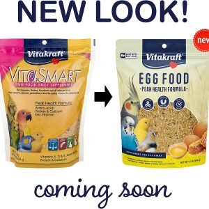 Vitakraft VitaSmart Peak Health Formula Egg Food Daily Supplement, 1.1-Pound