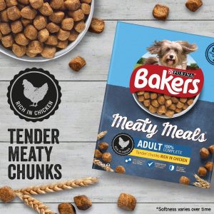 Bakers Meaty Meals Chicken 1 kg (Pack of 4)
