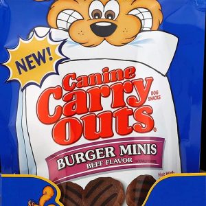 CANINE CARRY OUTS Beef Dog Snack RESEALABL ZPPR PG BG 5 OZ – 0079100523731