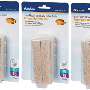 Aqueon (3 Pack) Cartridge Ammonia Minipad Quiet Flow 20/75