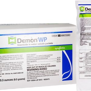 Demon WP Insecticide 1 Envelope Containing 4 Water-Soluble 9.5 Gram Packets Makes 4 Gallons Cypermethrin 40%