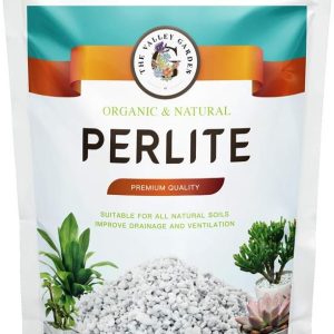 Organic Perlite for All Plants, All Natural Horticultural Soil Additive Conditioner Mix, Improve Drainage and Ventilation, Help Root Growth (2 Quarts)
