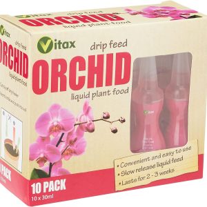 POWERIVER Vitax 30ml Orchid Drip Feed Mini Bottles (Pack of 10)