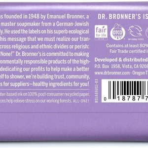 Dr. Bronners Bar Lavender 5oz. Soap (6 Pack)